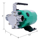 330 GPH Utility Pump with 6-Foot Hose Kit for Garden, Pool, Hot Tub, Rain Barrel