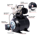 1.6HP Shallow Well Pump with 5-Gallon Pressure Tank – Automatic Water Booster, Garden & Irrigation Pump