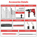 Electric Hand Drill Impact Drill Rechargeable High-power Electric Tools