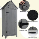 Outdoor Storage Cabinet Tool Shed Wooden Garden Shed