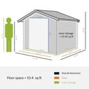 Outdoor Garden Storage Shed Tool House