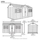 Heartland Coronado 12-ft x 8-ft Gable Engineered Wood Storage Shed with Floor Included