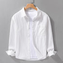 Simple Solid Color Shirt Artistic Casual Coat