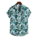 Men Short sleeved beach shirts men New printed T shirt
