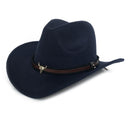 Wool & Felt Jazz Hat Classic Wide Brim Fedora