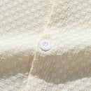 Summer Men's Breathable Casual Stand Collar Shirt Solid Color