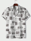 Fashion Striped Printed Men's Casual Shirt