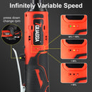 TQUAGGA 18V Cordless Electric Ratchet Wrench Set, Power Ratchet Wrench