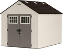 Suncast BMS8100 8 ft. x 10 ft. Tremont Resin Outdoor Storage Shed with Skylights