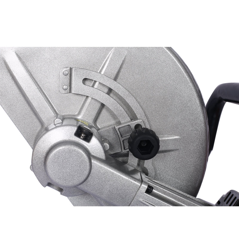 Electric 14" Wet/Dry Concrete Cut-Off Saw with Guide Roller & Water Line Attachment