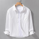 Simple Solid Color Shirt Artistic Casual Coat