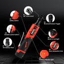 TQUAGGA 18V Cordless Electric Ratchet Wrench Set, Power Ratchet Wrench