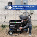 DuroMax XP13000EH Dual Fuel Portable Generator for Home Backup Power