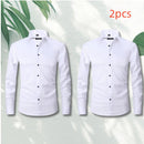 Spring And Autumn Formal Casual High-end Black Shirt Men's Long Sleeve
