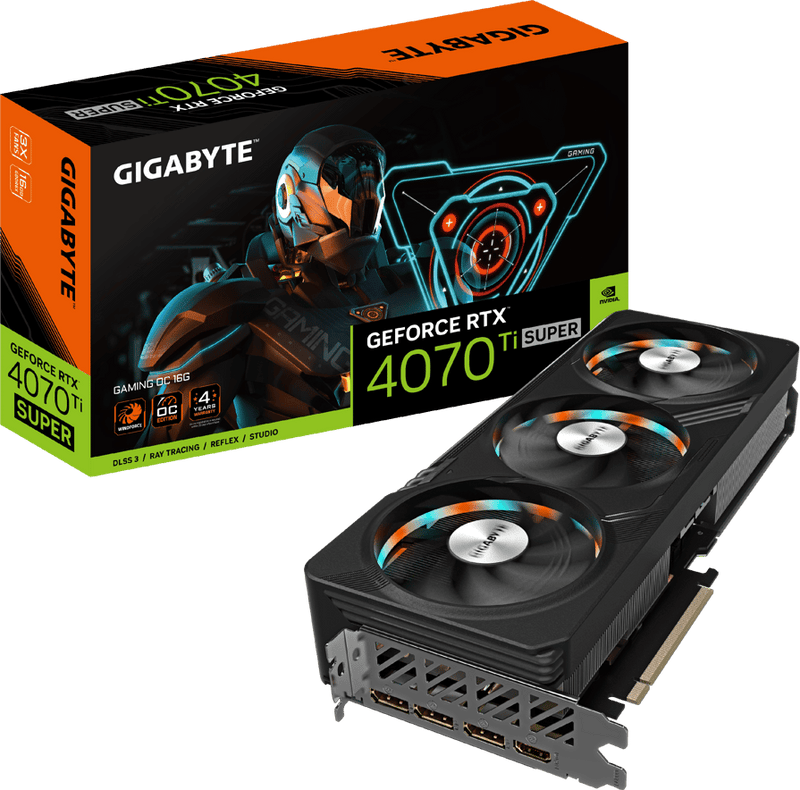Gigabyte GeForce RTX 4070 Ti Super Gaming OC: 16GB GDDR6X Graphics Card