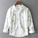 Trendy Printed Shirt Long Sleeve Men's Fashion Casual All-matching
