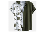 Men's Casual Printed Short Sleeved Shirt