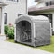 Bike Storage Shed Tent, Portable And Waterproof With 210D Oxford Fabric And Carry Bag For 3-4 Bicycles, Dark Gray