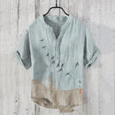 Summer Men's Shirts National Trendy Style Three Breasted