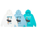 Japanese Character Print T-Shirt Cotton Casual Short Sleeve Top